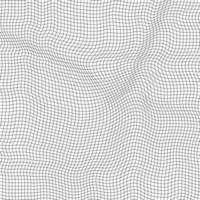 3d wavy grid curvature plane  mesh space vector