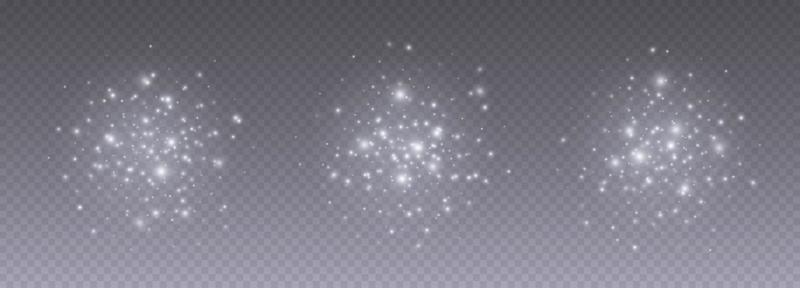 White sparkles, shiny particles light effect, bright glowing stars, cosmic starburst, fairy stardust