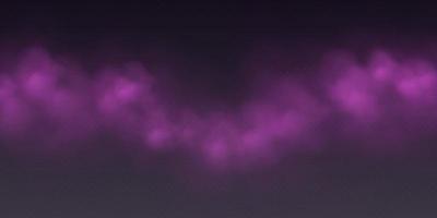 Pink smoke, colorful fog, realistic smog, haze, mist or cloudiness effect. vector