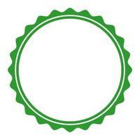 Easter green sticker, flower design coffee, wedding paper heart frame vector