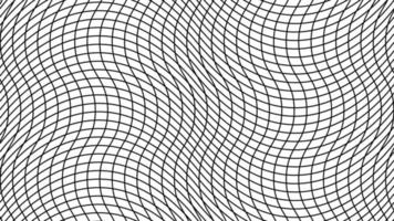 Grid depth 4k, background lines sporty, squares intersect with wavy curves vector