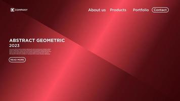 Minimalist landing page background. Website UI design background. vector