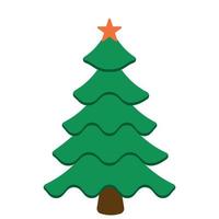 Navidad árbol nuevo año árbol icono moderno regalo tarjeta con oro bandera diseño Clásico naturaleza ilustración. Navidad víspera. 2021 nuevo año bandera vector