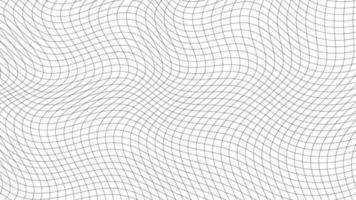 Grid pattern line, wave wavy background, warp geometric curve repeat vector