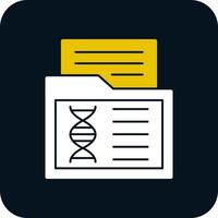 Genetic Data Vector Icon Design