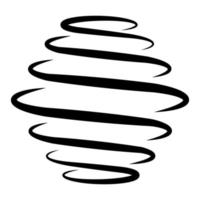 sign swirl tornado, vector hurricane swirl whirlpool abstract spring