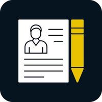 Employment Contract Vector Icon Design