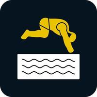 Freediving Vector Icon Design