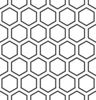Hexagon pattern geometry background, abstract texture design paper vintage vector