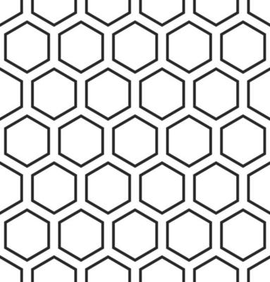 Hexagon pattern geometry background, abstract texture design paper vintage