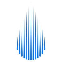 Water drop pattern of vertical dripping stripes of droplets stock illustration vector