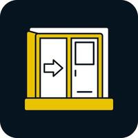 Exit Vector Icon Design