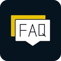 Faq Vector Icon Design