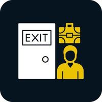 Exit Interview Vector Icon Design