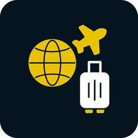 Travel Insurance Vector Icon Design