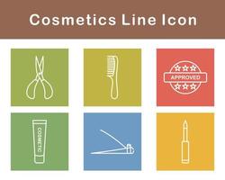 productos cosméticos vector icono conjunto