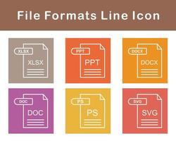 File Formats Vector Icon Set