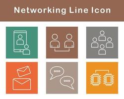 Networking Vector Icon Set