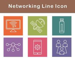 Networking Vector Icon Set