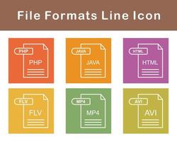 File Formats Vector Icon Set