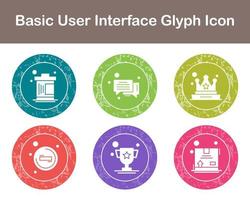 Basic User Interface Vector Icon Set