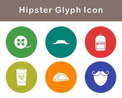 Hipster Vector Icon Set