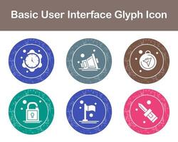 Basic User Interface Vector Icon Set