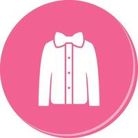 Shirt with Bow Vector Icon