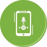 Voice Record Vector Icon