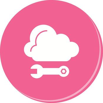 Cloud Computing Vector Icon