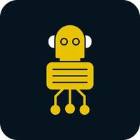 Nano Robot Vector Icon Design
