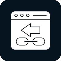 Backlink Vector Icon Design
