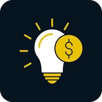 Investment Idea Vector Icon Design