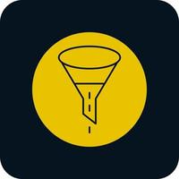 Funnel Vector Icon Design