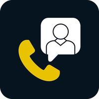 Cold Calling Vector Icon Design