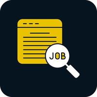 Job Vector Icon Design