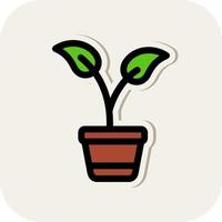 Plant Vector Icon Design