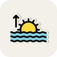 Sunrise Vector Icon Design