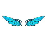 Wing cartoon art illustration vector