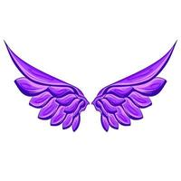 Wing cartoon art illustration vector