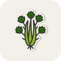 Celery Vector Icon Design