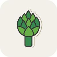 Artichoke Vector Icon Design