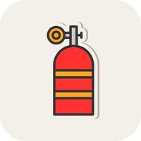 Oxygen Tank Vector Icon Design