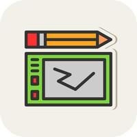 Graphic Tablet Vector Icon Design