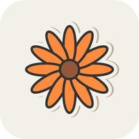 Calendula Vector Icon Design