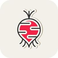 Beet Vector Icon Design