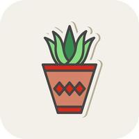 Aloe Vera Vector Icon Design