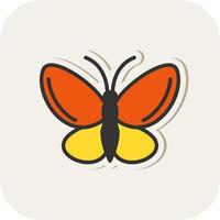 diseño de icono de vector de mariposa