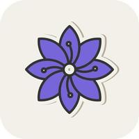 Hydrangea Vector Icon Design