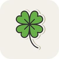 Clover Vector Icon Design